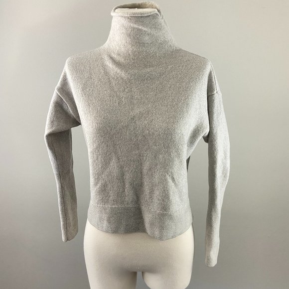 WILFRED Grey Wool Turtle Neck - Picture 2 of 7
